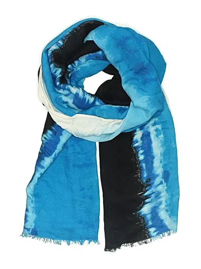 Pre-owned Calvin Klein Scarf In Blue