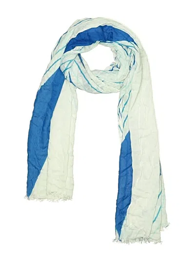 Pre-owned Calvin Klein Scarf In Blue