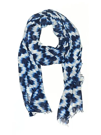 Pre-owned Calvin Klein Scarf In Blue