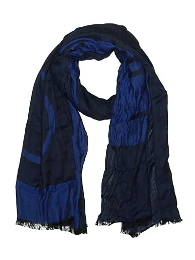 Pre-owned Calvin Klein Scarf In Blue