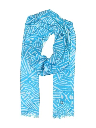 Pre-owned Calvin Klein Scarf In Blue
