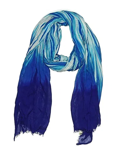 Pre-owned Calvin Klein Scarf In Blue
