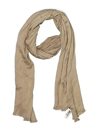 Pre-owned Calvin Klein Scarf In Brown