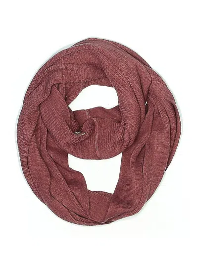 Pre-owned Calvin Klein Scarf In Burgundy