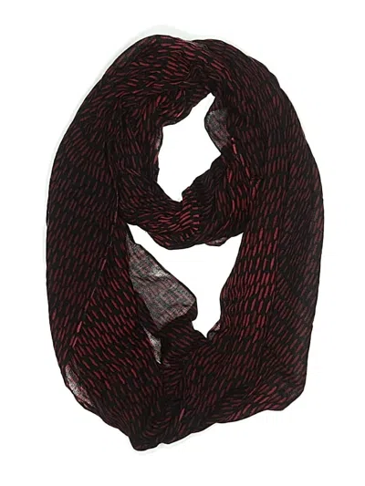 Pre-owned Calvin Klein Scarf In Burgundy