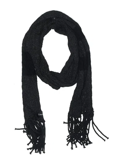 Pre-owned Calvin Klein Scarf In Gray