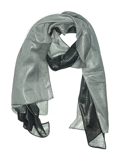 Pre-owned Calvin Klein Scarf In Gray