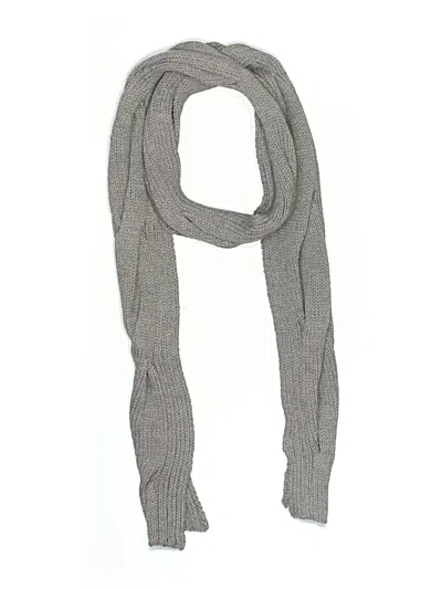 Pre-owned Calvin Klein Scarf In Gray