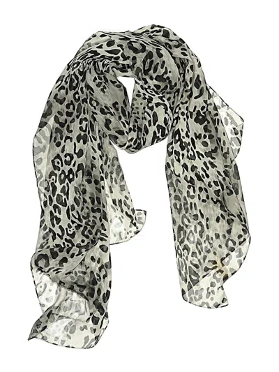 Pre-owned Calvin Klein Scarf In Gray