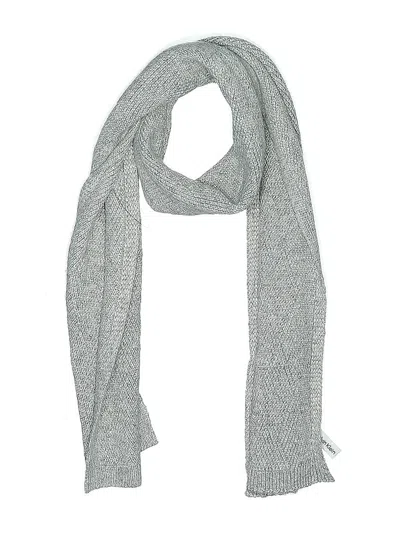 Pre-owned Calvin Klein Scarf In Gray