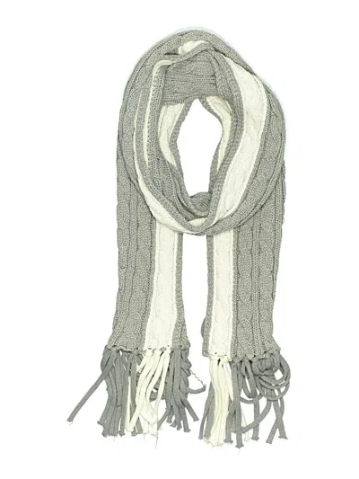 Pre-owned Calvin Klein Scarf In Gray