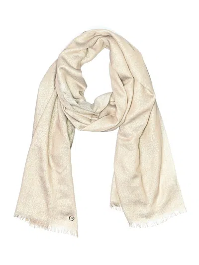 Pre-owned Calvin Klein Scarf In Ivory