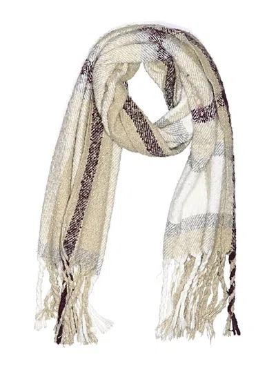 Pre-owned Calvin Klein Scarf In Ivory