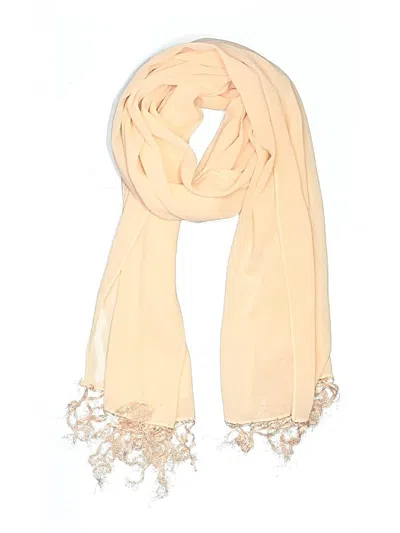 Pre-owned Calvin Klein Scarf In Orange