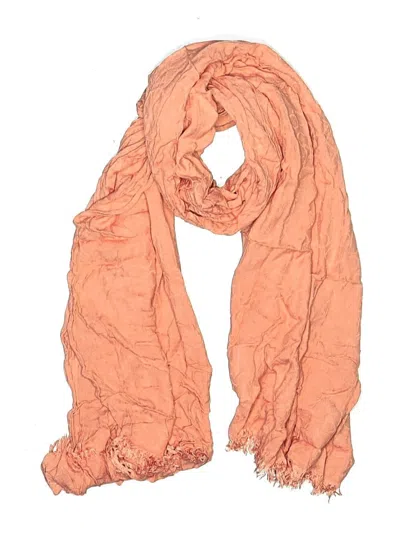 Pre-owned Calvin Klein Scarf In Orange