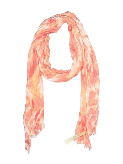 Pre-owned Calvin Klein Scarf In Orange