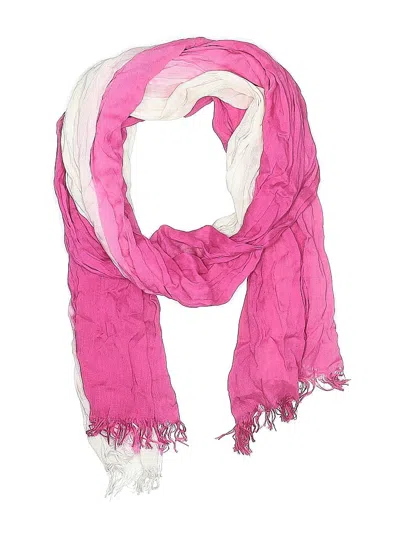 Pre-owned Calvin Klein Scarf In Pink