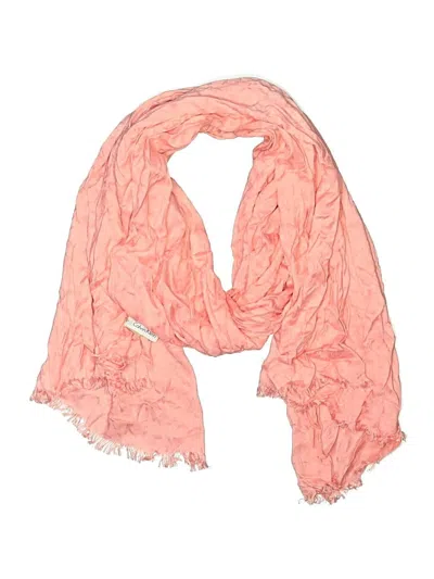 Pre-owned Calvin Klein Scarf In Pink