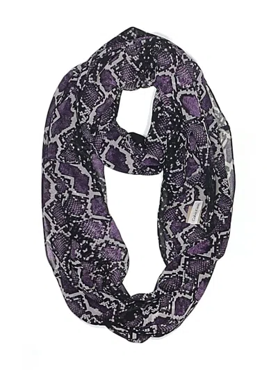 Pre-owned Calvin Klein Scarf In Purple