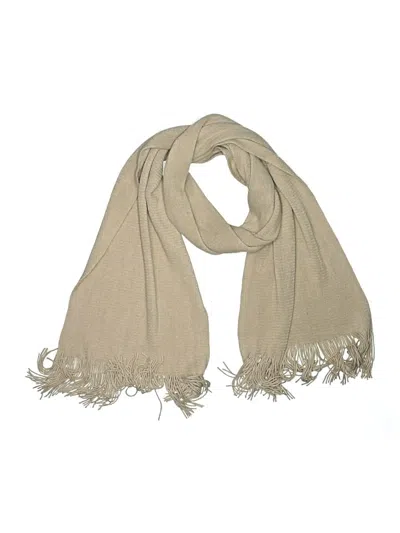 Pre-owned Calvin Klein Scarf In Tan