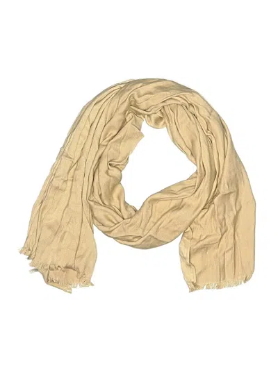 Pre-owned Calvin Klein Scarf In Tan