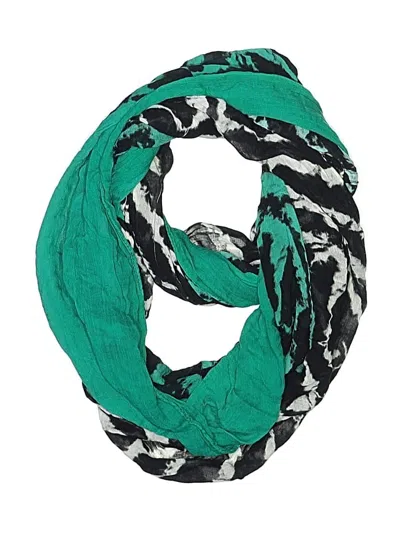 Pre-owned Calvin Klein Scarf In Teal