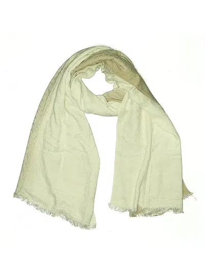 Pre-owned Calvin Klein Scarf In White