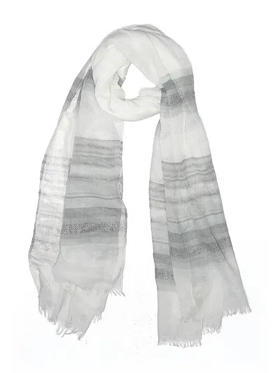 Pre-owned Calvin Klein Scarf In White