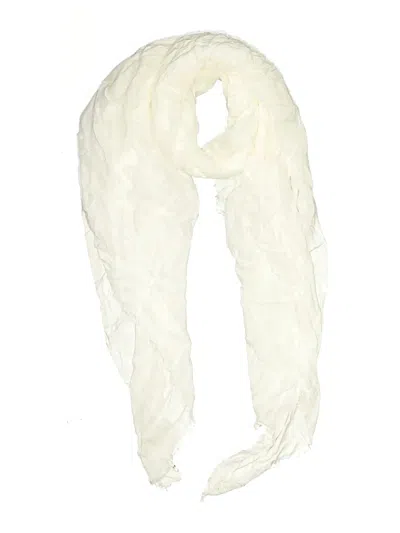 Pre-owned Calvin Klein Scarf In White