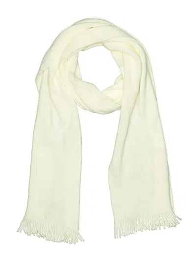 Pre-owned Calvin Klein Scarf In White