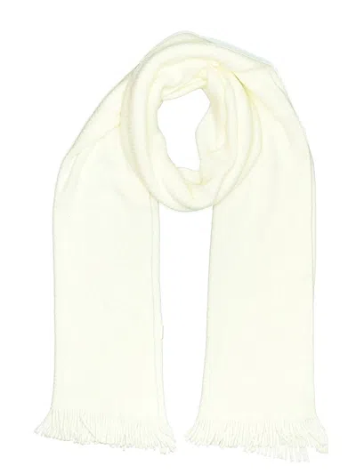 Pre-owned Calvin Klein Scarf In White