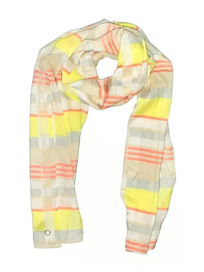 Pre-owned Calvin Klein Scarf In Yellow