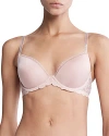 Calvin Klein Seductive Comfort Lace Full Coverage Unlined Bra In Subdue
