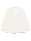 Calvin Klein Seersucker Blazer In White