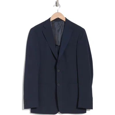 Calvin Klein Seersucker Sport Coat In Blue