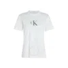 Calvin Klein Sequin Logo T-shirt In White