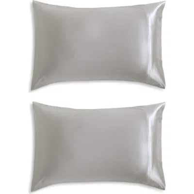 Calvin Klein Set Of 2 Mulberry Silk Pillowcases In Neutral
