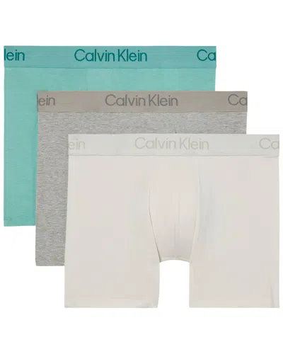 Calvin Klein Set Of 3 Boxer Brief In Multi