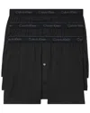 Calvin Klein 3-pack Cotton Boxers In Black