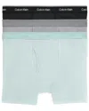 Calvin Klein Men's 3-pack Cotton Classics Boxer Briefs Underwear In Black