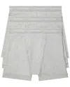 Calvin Klein 3-pack Cotton Boxer Briefs In Grey