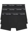 Calvin Klein 3-pack Trunks In Black
