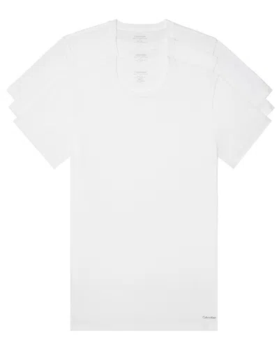Calvin Klein Set Of 3 Crewneck T-shirt In White