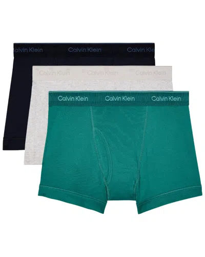 Calvin Klein Set Of 3 Trunk In Multi