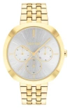 Calvin Klein Shape Quartz Bracelet Watch, 38.5mm In Gold