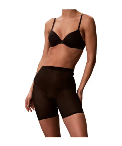 Calvin Klein Shapewear Shorts - Minimalist Mesh In Purple