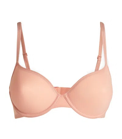 Calvin Klein Sheer Marquisette Demi Bra In Nude