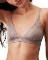 CALVIN KLEIN SHEER MARQUISETTE LACE TRIANGLE BRA