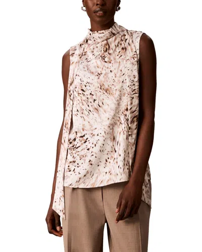 Calvin Klein Shell Dress In Pink
