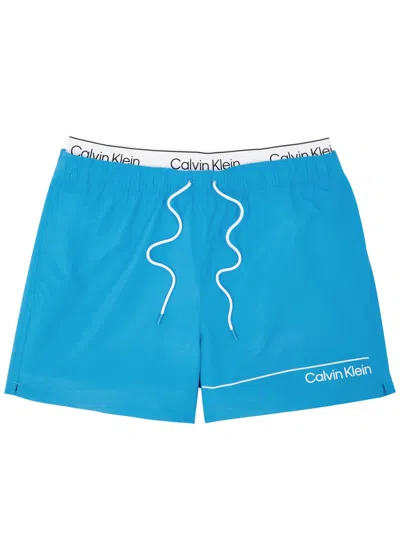 Calvin Klein Shell Swim Shorts In Blue